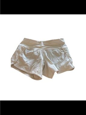 lululemon athletica Cream High-Rise Athletic Shorts